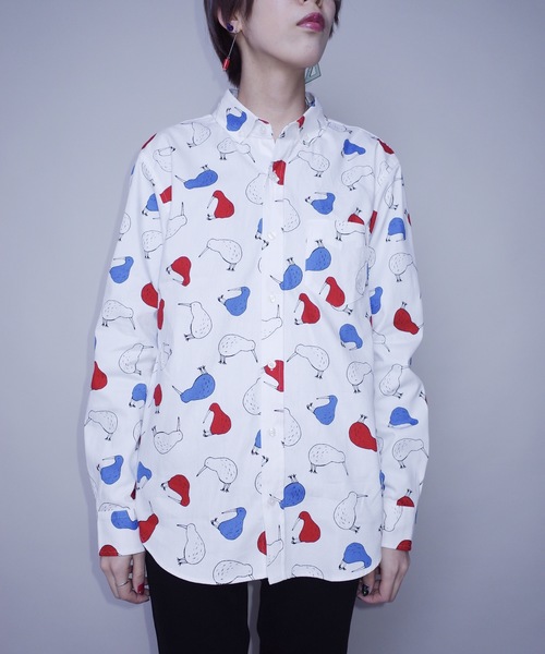 rovtski(ロフトスキー)の「KIWIJUNGLE 19HOLIDAY LS SHIRTS/キウイジャングル総柄シャツ長袖 F(シャツ/ブラウス・レディース・その他/その他5/その他1/その他3/その他2/その他4・MEDIUM/LARGE)」の21枚目の写真