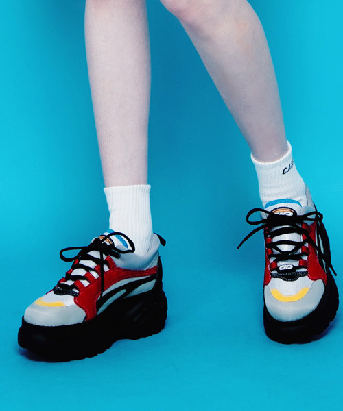 Candy Stripper（キャンディストリッパー）の「CANDY BICOLOR スニーカー（スニーカー・レディース・ブラック/パープル/マルチ・S/M/L）」の12枚目の写真