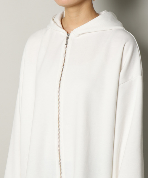 notch.(ノッチ)の「オーバーサイズジップパーカー(パーカー・レディース・ブラック/ネイビー/オフホワイト・M)」の16枚目の写真