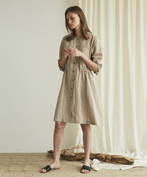 【Maison de Ines】シンプル リネン ドレス