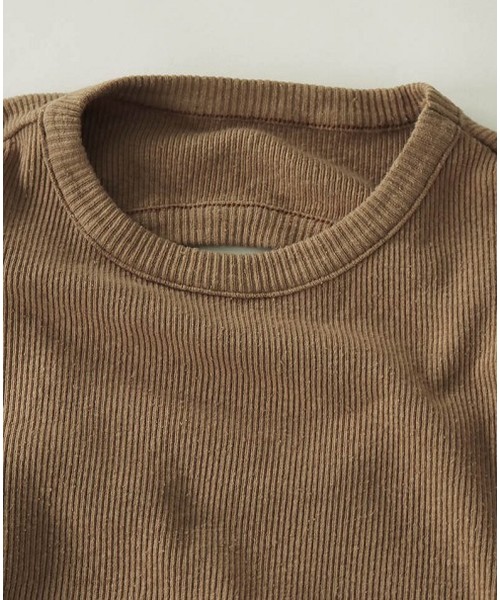 TODAYFUL(トゥデイフル)の「バッグレイヤードリブワンピース(ワンピース・レディース・ブラック/ピンクベージュ/キナリ・36inch/38inch)」の15枚目の写真