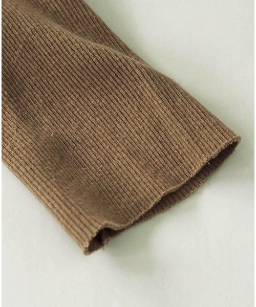 TODAYFUL(トゥデイフル)の「バッグレイヤードリブワンピース(ワンピース・レディース・ブラック/ピンクベージュ/キナリ・36inch/38inch)」の17枚目の写真