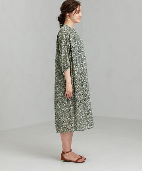 green label relaxing（グリーンレーベルリラクシング）の「CFC ボイル ギャザーマキシ ワンピース（ワンピース・レディース・パープル/ブラウン/ブラック/その他1・FREE）」の10枚目の写真