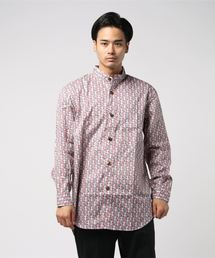 【YOTA TOKI】ヨータ トキ/CUT-OFF BAND COLLAR SHIRT