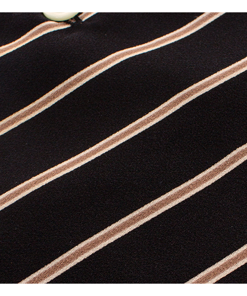 APPLEBUM（アップルバム）の「Regimental Stripe Aloha S/S Shirt（シャツ/ブラウス・メンズ・ブラック/ネイビー・M/L/XL）」の7枚目の写真