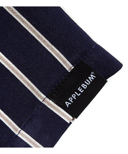 APPLEBUM（アップルバム）の「Regimental Stripe Aloha S/S Shirt（シャツ/ブラウス・メンズ・ブラック/ネイビー・M/L/XL）」の10枚目の写真