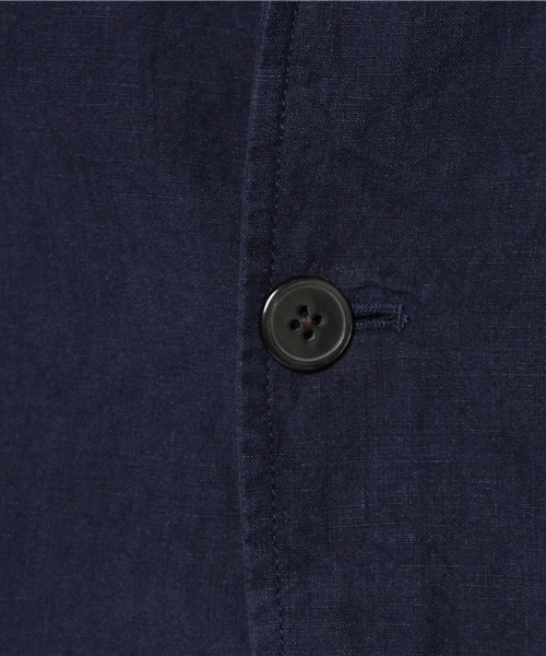 UNION STATION（ユニオンステーション）の「【スマート6月号/2014　成宮寛貴さん着用】フレンチリネンノッチドジャケット（テーラードジャケット・メンズ・ブルー/サックスブルー/ネイビー・MEDIUM/LL/LARGE/SMALL）」の8枚目の写真