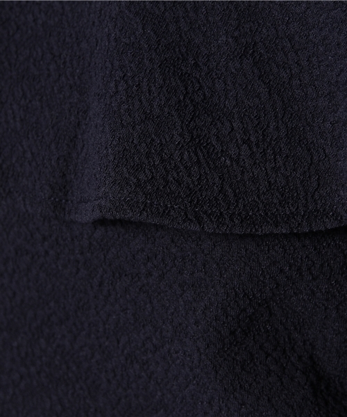 MAJESTIC LEGON（マジェスティックレゴン）の「フリルジャカードプルオーバー①（Tシャツ/カットソー・レディース・アイボリー/ネイビー/ラベンダー・FREE）」の6枚目の写真