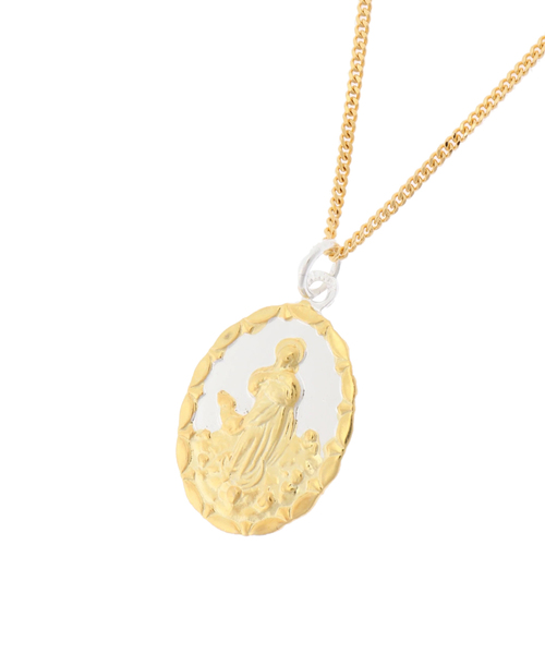 FLAG by ALEXIA STAM（フラッグバイアリシアスタン）の「Short Gold Hem Maria Necklace/ショートゴールドヘムマリアネックレス（ネックレス・レディース・ゴールド・FREE）」の2枚目の写真