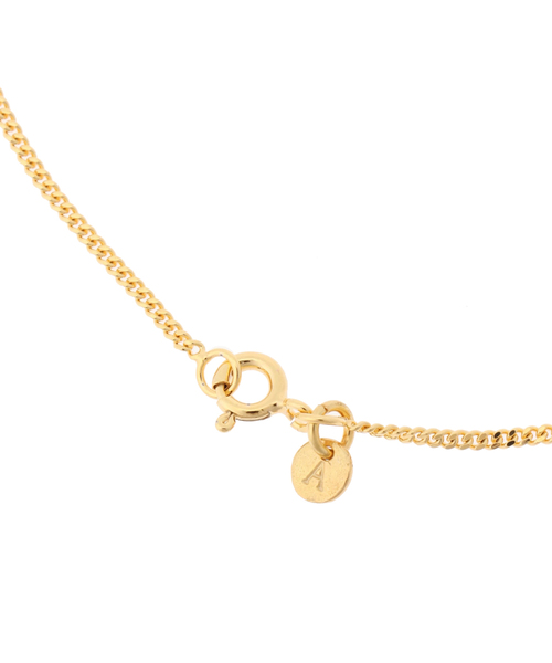 FLAG by ALEXIA STAM（フラッグバイアリシアスタン）の「Short Gold Hem Maria Necklace/ショートゴールドヘムマリアネックレス（ネックレス・レディース・ゴールド・FREE）」の5枚目の写真