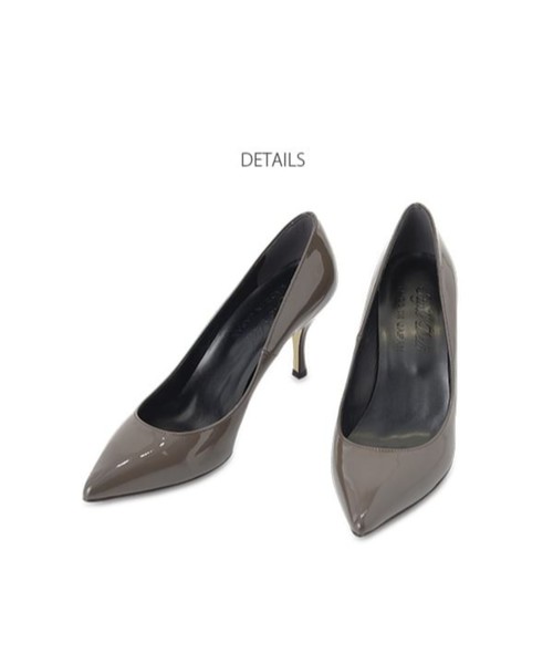 STYLE DELI(スタイルデリ)の「【Made in JAPAN】7.5cmポインテッドパンプス/パテント(パンプス・レディース・グレー系その他・23/24/22/22.5)」の10枚目の写真