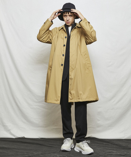 MAISON SPECIAL（メゾンスペシャル）の「強撚ドライワイドテーパードパンツ【MAISON SPECIAL/メゾンスペシャル】■セットアップ対応■（スラックス・メンズ・ブラウン/ブラック・44/46/48）」の7枚目の写真