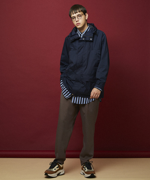 MAISON SPECIAL（メゾンスペシャル）の「強撚ドライワイドテーパードパンツ【MAISON SPECIAL/メゾンスペシャル】■セットアップ対応■（スラックス・メンズ・ブラウン/ブラック・44/46/48）」の14枚目の写真