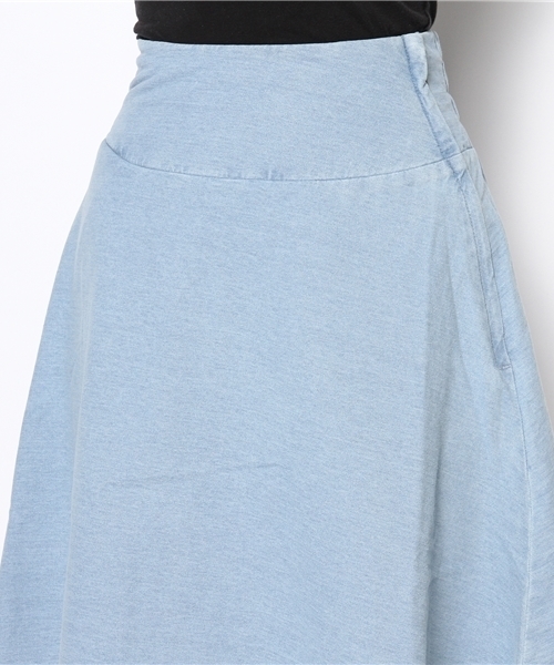 Kastane（カスタネ）の「【Kastane】インディゴサーキュラースカート（スカート・レディース・ブルー/ライトブルー・FREE）」の10枚目の写真