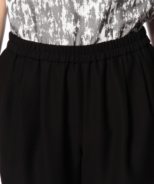 ASTRAET（アストラット）の「ASTRAET(アストラット) ジョーゼットギャザーイージーパンツ◆（その他パンツ・レディース・ブラック・1/0/2）」の6枚目の写真