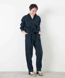 unfil（アンフィル）の「unfil アンフィル フランネルジャンプスーツ 