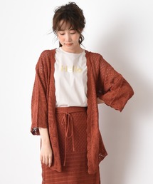 クロシェニットカーデ