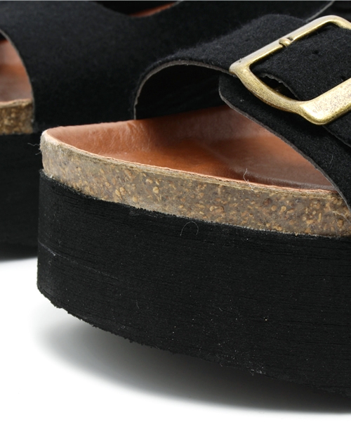 mystic（ミスティック）の「厚底サンダル（サンダル・レディース・ブラック/グレー・37/38/36）」の6枚目の写真