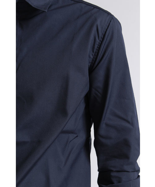 CAMBIO（カンビオ）の「ms1958-ポリエステル/コットンブロードシャツ（シャツ/ブラウス・メンズ・ホワイト/グレー/サックスブルー/ネイビー・SMALL/MEDIUM/LARGE）」の8枚目の写真