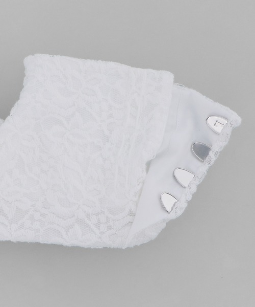 kimonomachi(キモノマチ)の「レース足袋 4枚こはぜ(和装小物・レディース・ホワイト/ブラック・S/M/L)」の7枚目の写真