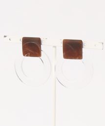 【Flamingoroom】オーバルフープピアス