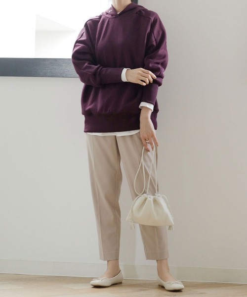 WEB限定】【骨格ストレート】ストレッチテーパードパンツ