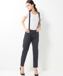 Jewel Changes | ★JOC W/N ストライプ サスペンダー付きパンツ(その他パンツ)