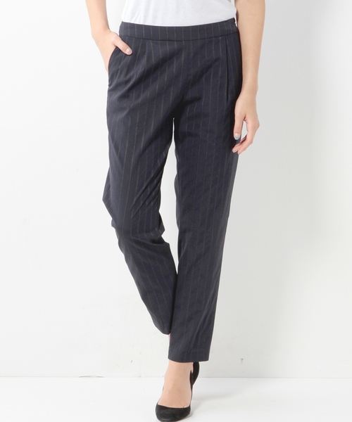 Jewel Changes（ジュエルチェンジズ）の「★JOC W/N ストライプ サスペンダー付きパンツ（その他パンツ・レディース・ブラック/ネイビー・38/36/34）」の7枚目の写真