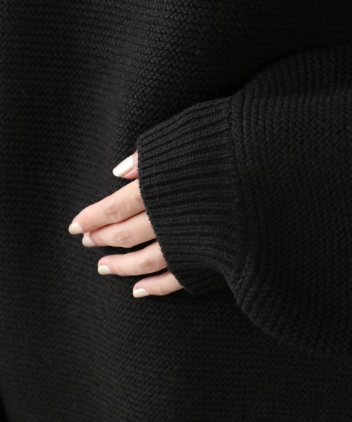 LOWRYS FARM(ローリーズファーム)の「5Gガーターボトルネックプルオーバー 897273(ニット/セーター・レディース・ブラック/グリーン/アイボリー/ピンク/ブルー・FREE)」の15枚目の写真