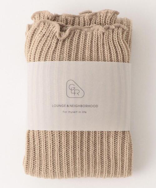 green label relaxing（グリーンレーベルリラクシング）の「★[ Livelihood (ライブリフッド) ]SC レッグウォーマー（レッグウォーマー・レディース・ダークブラウン/ベージュ/グレー・FREE）」の3枚目の写真
