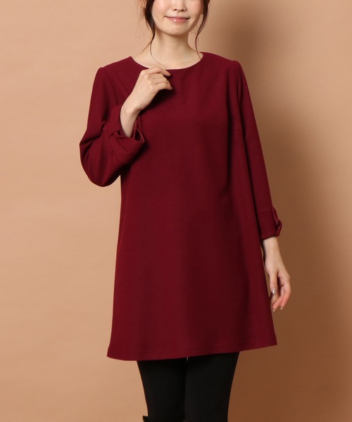 最新ショップニュース セール リボン袖ショートワンピース 無地 チュニック Rose Tiara ローズティアラ のファッション まとめ買い 3本 Bmti Uz