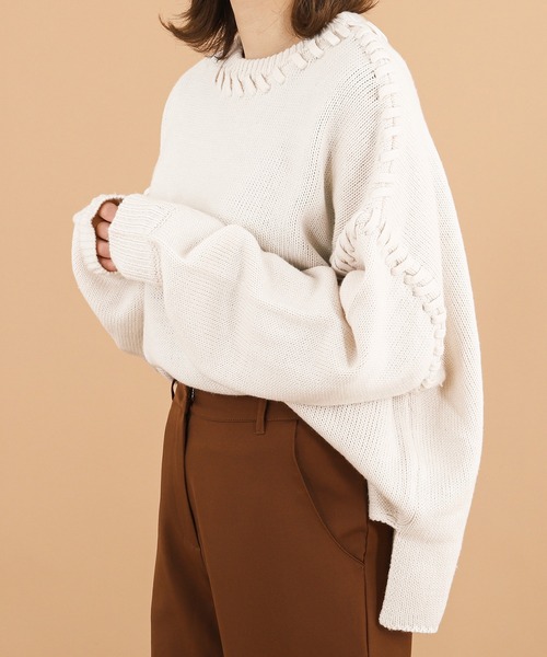Pairpair ペアペア の ステッチデザインニット ニット セーター Wear