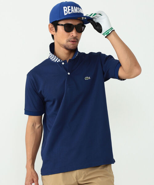 【別注 ラコステ】【ビームス ゴルフ】ポロシャツ BEAMS GOLF（ビームス ゴルフ）〈MEN〉【別注】LACOSTE