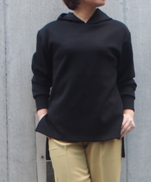 INTERPLANET（インタープラネット）の「ライトダンボールパーカー＋メッシュエコＢＡＧ　ＳＥＴ（パーカー・レディース・ブラック/グレイッシュベージュ/ミント/オフホワイト・FREE）」の2枚目の写真