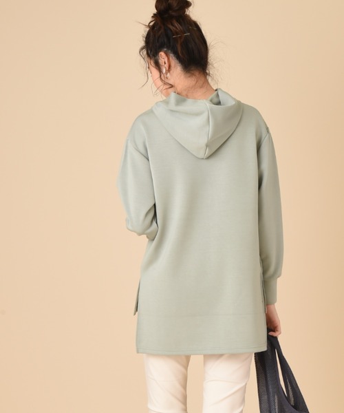 INTERPLANET（インタープラネット）の「ライトダンボールパーカー＋メッシュエコＢＡＧ　ＳＥＴ（パーカー・レディース・ブラック/グレイッシュベージュ/ミント/オフホワイト・FREE）」の17枚目の写真