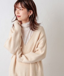 natural couture | 便利なタートルカットソートップス(Tシャツ/カットソー)