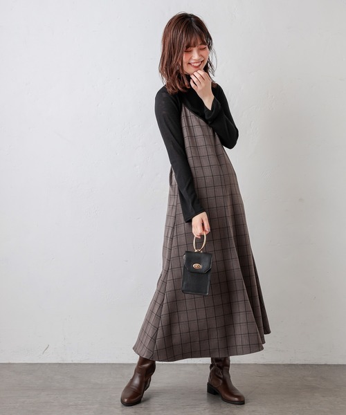 natural couture（ナチュラルクチュール）の「便利なタートルカットソートップス（Tシャツ/カットソー・レディース・ベージュ/ブラック/ピンク/アイボリー・FREE）」の17枚目の写真