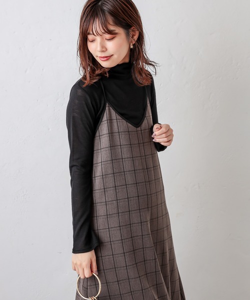 natural couture（ナチュラルクチュール）の「便利なタートルカットソートップス（Tシャツ/カットソー・レディース・ベージュ/ブラック/ピンク/アイボリー・FREE）」の7枚目の写真