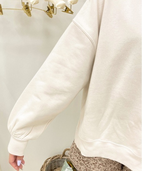 apres jour（アプレジュール）の「配色フーディー【ZOZOTOWN限定アイテム】（パーカー・レディース・アイボリー/ラベンダー/ダークブラウン/ダークブルー・X-LARGE/フリー）」の22枚目の写真