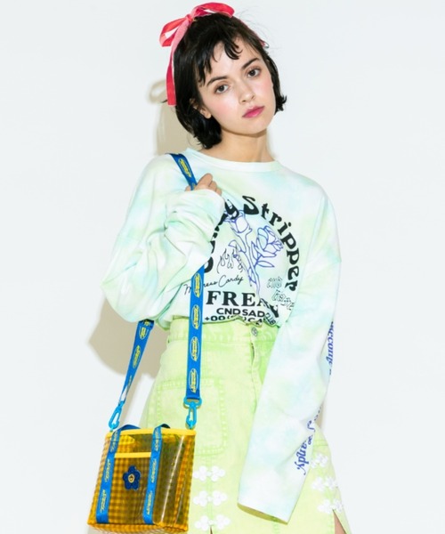 Candy Stripper（キャンディストリッパー）の「FREAKY CANDY トップス（Tシャツ/カットソー・レディース・グリーン/ブルー/ピンク・2）」の4枚目の写真