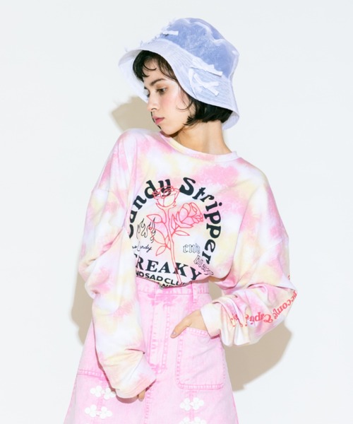 Candy Stripper（キャンディストリッパー）の「FREAKY CANDY トップス（Tシャツ/カットソー・レディース・グリーン/ブルー/ピンク・2）」の11枚目の写真