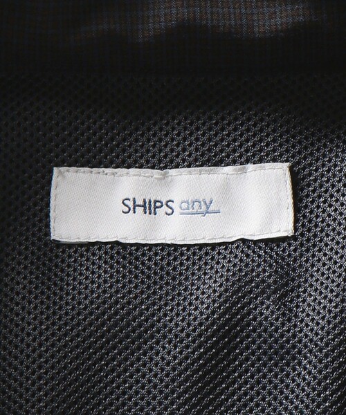 SHIPS any(シップス エニィ)の「SHIPS any: ワイドシルエット チェック/ストライプ ジップブルゾン◇(ブルゾン・メンズ・ベージュ/ネイビー/ライトブルー/ライトグレー・SMALL/MEDIUM/LARGE/X-LARGE)」の6枚目の写真