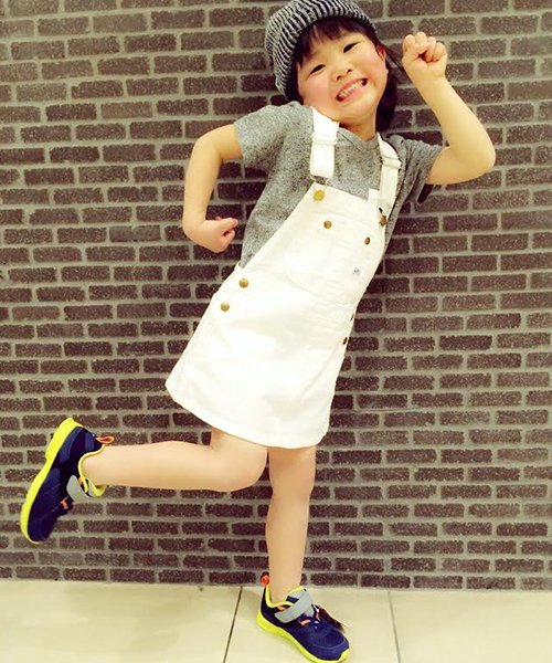 CIAOPANIC TYPY（チャオパニックティピー）の「瞬足 Design by  CIAOPANIC TYPY 【15S/S MARATHON】（スニーカー・キッズ・ホワイト/ネイビー/グレー・21/20/17/22/18/21.5/19/16）」の3枚目の写真