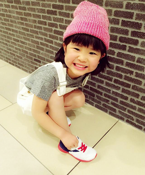 CIAOPANIC TYPY（チャオパニックティピー）の「瞬足 Design by  CIAOPANIC TYPY 【15S/S MARATHON】（スニーカー・キッズ・ホワイト/ネイビー/グレー・21/20/17/22/18/21.5/19/16）」の2枚目の写真