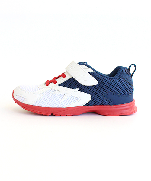 CIAOPANIC TYPY（チャオパニックティピー）の「瞬足 Design by  CIAOPANIC TYPY 【15S/S MARATHON】（スニーカー・キッズ・ホワイト/ネイビー/グレー・21/20/17/22/18/21.5/19/16）」の9枚目の写真