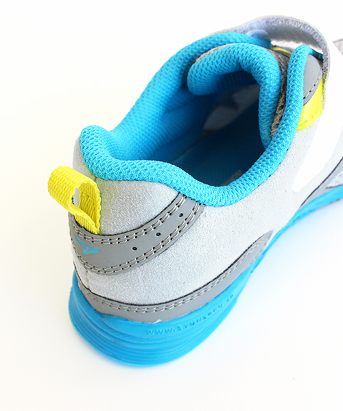 CIAOPANIC TYPY（チャオパニックティピー）の「瞬足 Design by  CIAOPANIC TYPY 【15S/S MARATHON】（スニーカー・キッズ・ホワイト/ネイビー/グレー・21/20/17/22/18/21.5/19/16）」の13枚目の写真