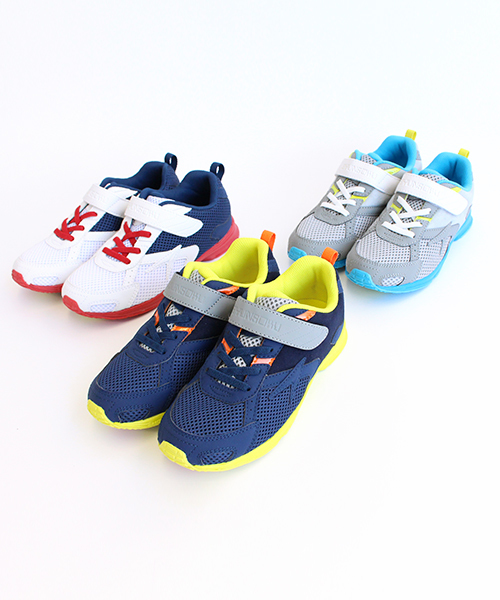 CIAOPANIC TYPY（チャオパニックティピー）の「瞬足 Design by  CIAOPANIC TYPY 【15S/S MARATHON】（スニーカー・キッズ・ホワイト/ネイビー/グレー・21/20/17/22/18/21.5/19/16）」の14枚目の写真