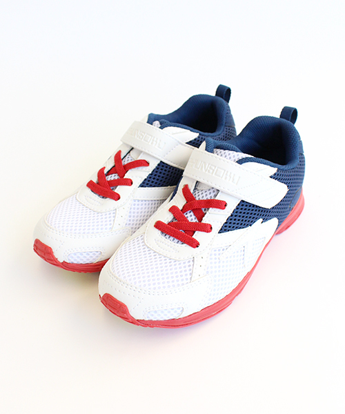 CIAOPANIC TYPY（チャオパニックティピー）の「瞬足 Design by  CIAOPANIC TYPY 【15S/S MARATHON】（スニーカー・キッズ・ホワイト/ネイビー/グレー・21/20/17/22/18/21.5/19/16）」の20枚目の写真