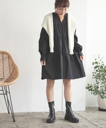 bohmal | 2WAYティアードチュニックシャツ(シャツ/ブラウス)