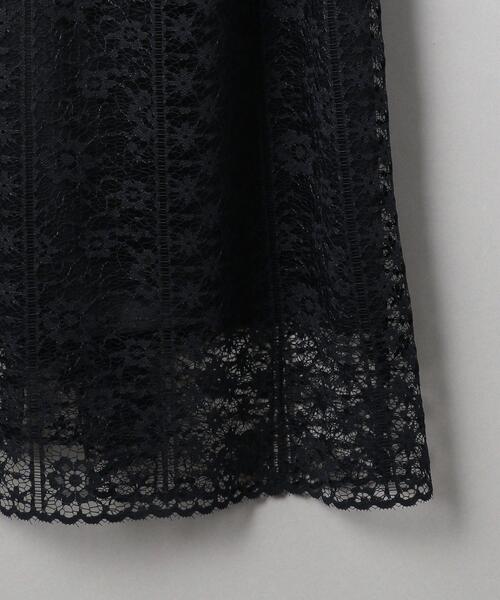 BEAUTY&YOUTH UNITED ARROWS（ビューティーアンドユースユナイテッドアローズ）の「BY DRESS フラワーレース５分袖ドレス ◆（ドレス・レディース・ネイビー・SMALL/MEDIUM）」の5枚目の写真